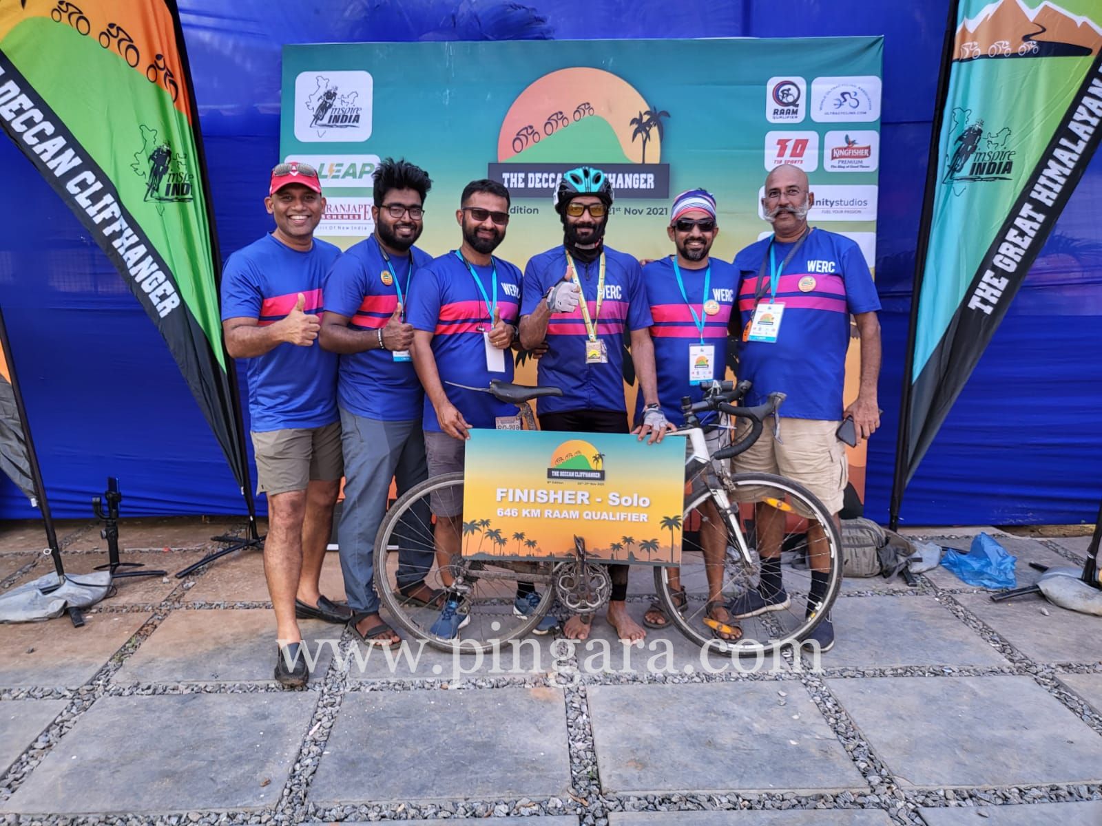 Pingara Joseph Pereira conquers his first Ultra Cycling Race