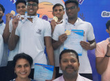 Tamil nadu's 4x100m medley record breaking team.jpg