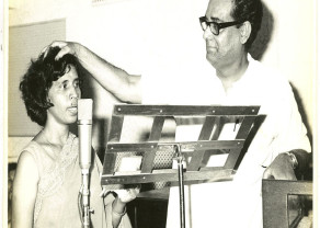 2. Helen D'Cruz with Hemant Kumar, Bollywood Singer..jpg